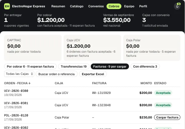 Portal de comercios